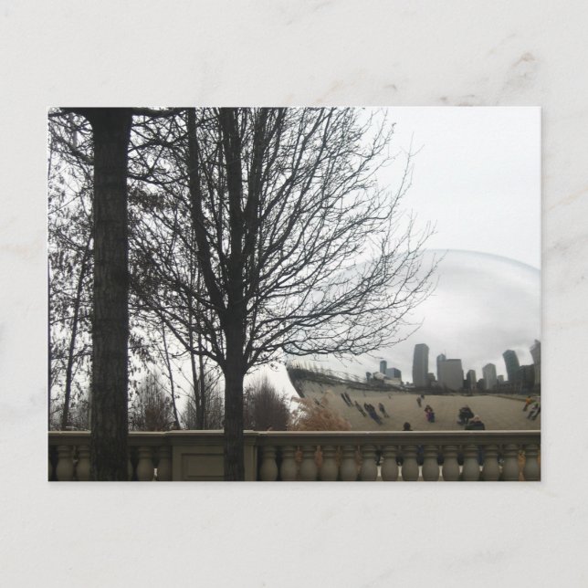 Chicago Bean Postkarte (Vorderseite)