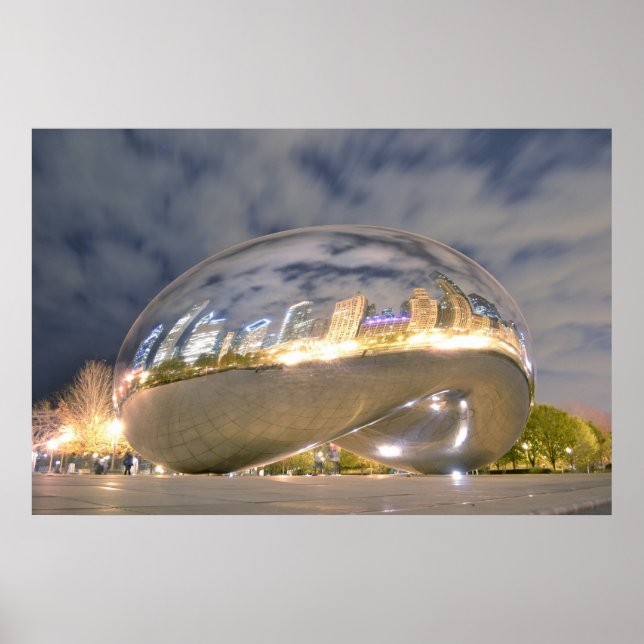 Chicago Bean Reflections Poster (Vorne)