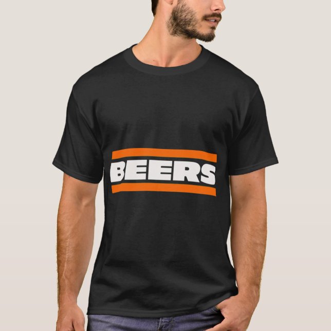 Chicago Bears Da BIER T-Shirt (Vorderseite)