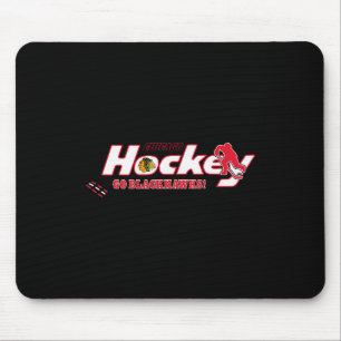 Chicago Blackhawks Hockey Grau Offiziell Lizenzier Mousepad