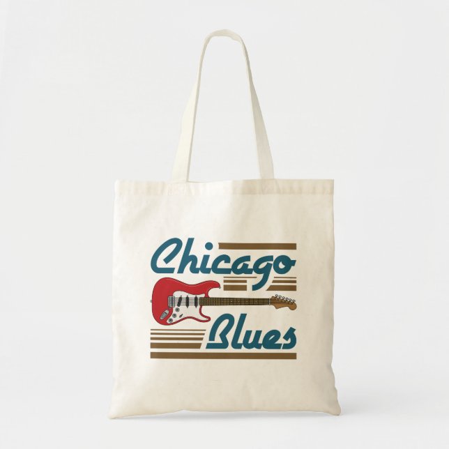 Chicago Blues Music Musician Guitar Tragetasche (Vorne)