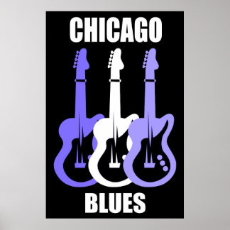 Chicago Blues Poster