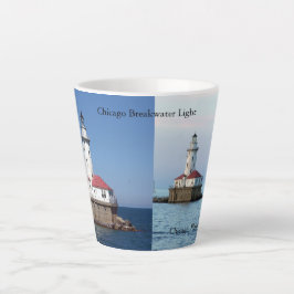 Chicago Breakwater Light 12 oz Latte Tasse