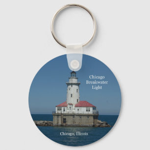 Chicago Breakwater Light Schlüsselkette Schlüsselanhänger