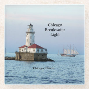 Chicago Breakwater Light & Windy II Untersetzer