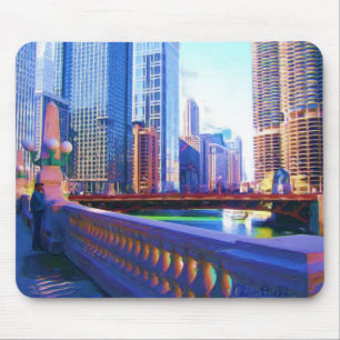 Chicago-Brücke Mousepad