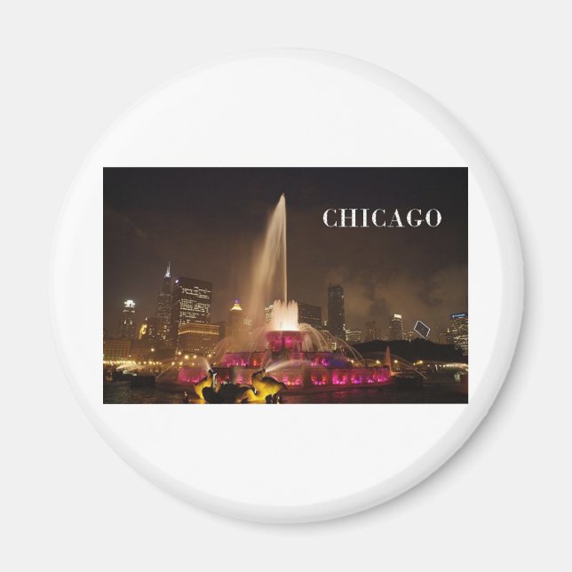CHICAGO Buckingham Fountain (St.K. Magnet (Vorne)