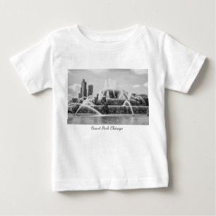 Chicago Buckingham Grayscale Baby T - Shirt