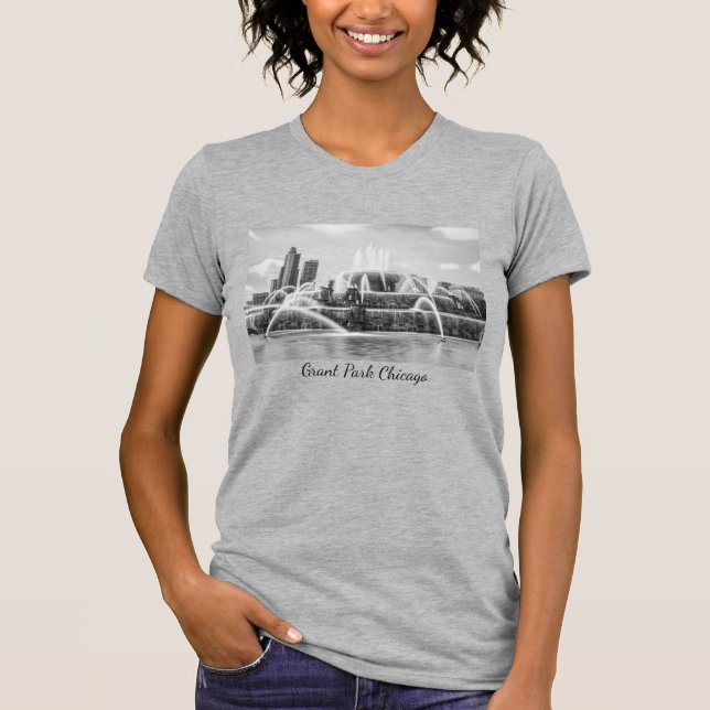 Chicago Buckingham Grayscale T - Shirt (Vorderseite)