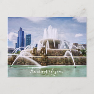 Chicago Buckingham Grußkarte Postkarte