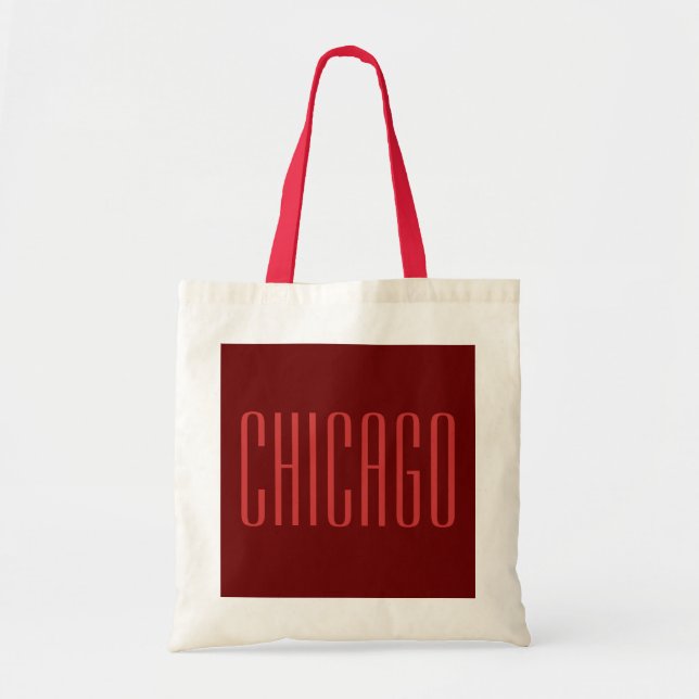 Chicago-Budget-Taschen-Tasche Tragetasche (Vorne)
