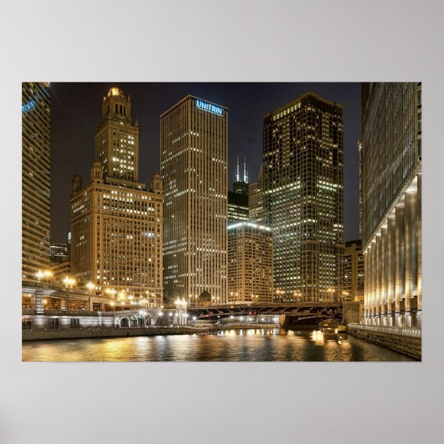Chicago by Night Poster (Vorne)