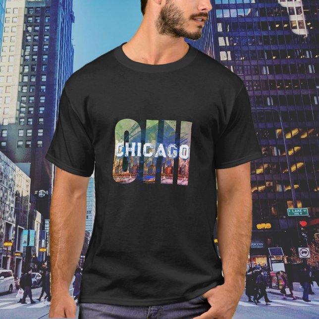 Chicago CHI Graphic T - Shirt (Von Creator hochgeladen)
