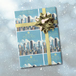 Chicago Christmas Wrapping Paper Geschenkpapier<br><div class="desc">Frohe Weihnachtsverpackung mit der Skyline von Chicago. Ideal für diejenigen, die in Chicago reisen oder leben und Party oder Geschenkartikel gewollt, die die Stadt zeigen. Verwenden Sie die Vorlage, um Ihre eigene Merry Christmas Chicago Geschenkpackung zu erstellen. Behalt den angezeigten Text oder ändere den gewünschten Namen oder die gewünschte Wortgruppe....</div>