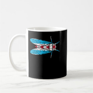 Chicago Cicada Insekt Great Eastern Brood X Cicada Kaffeetasse