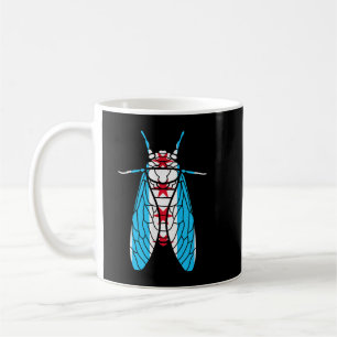 Chicago Cicada Insekt Great Eastern Brood X Cicada Kaffeetasse