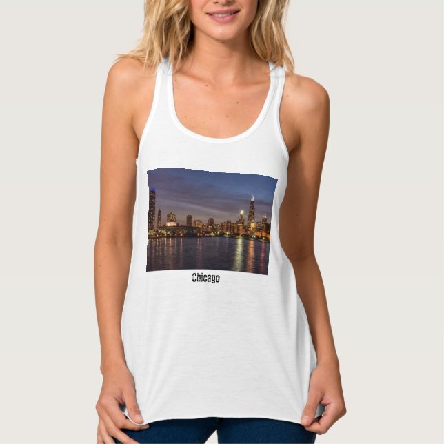 Chicago City Night Tank Top (Vorderseite)