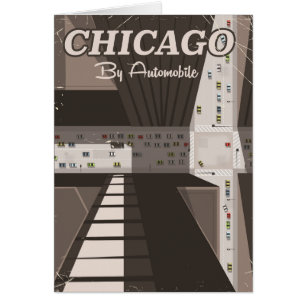 Chicago City Reiseplakat