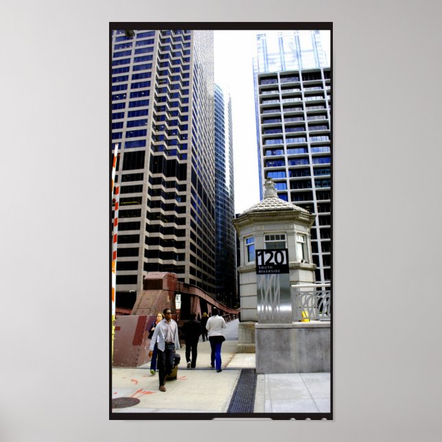 Chicago Cityscape 2 Poster (Vorne)