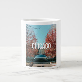 Chicago Cloud Gate Bean Herbst Skyline Reise Jumbo-Tasse