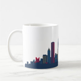 Chicago Colorful Skyline Kaffeetasse