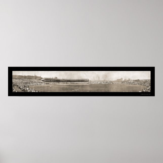 Chicago Cubs Baseball Foto 1908 Poster (Vorne)