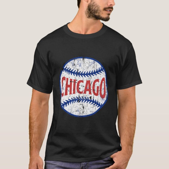 Chicago Cubsss Vintag T-Shirt (Vorderseite)