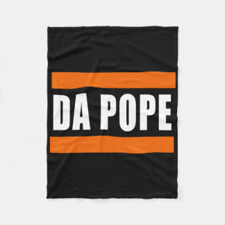 Chicago Da Pope Funny Spaß Fleecedecke