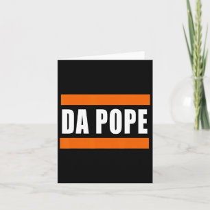 Chicago Da Pope Funny Spaß Karte