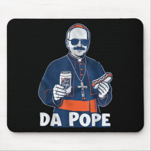 Chicago Da Pope Funny Spaß Katholisch Mousepad