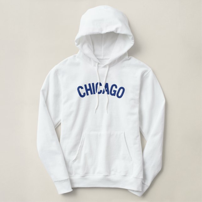 CHICAGO DAMEN PULLOVER HOODIE (Design vorne)