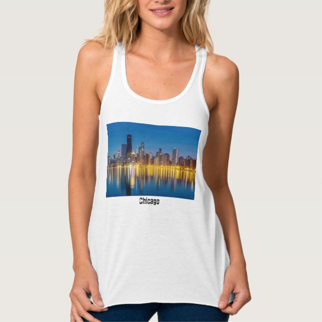 Chicago Dawn Cityscape Top (Vorderseite)