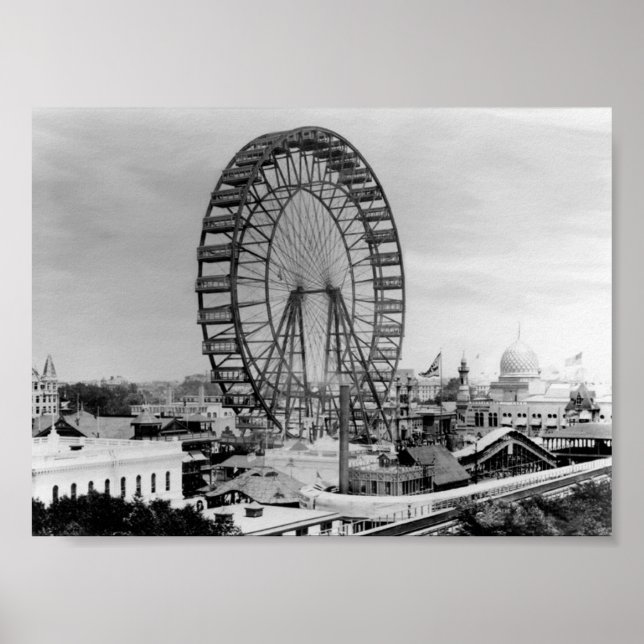 Chicago Ferris Wheel - Ausstellung in Kolumbien 18 Poster (Vorne)