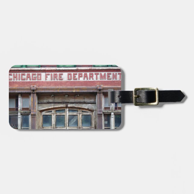 Chicago-Feuerwache Gepäckanhänger (Vorderseite horizontal)