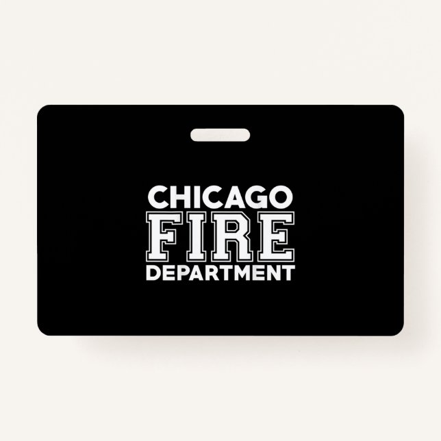Chicago Fire Rescue Department Feuerwehrmann Ausweis (Vorderseite)