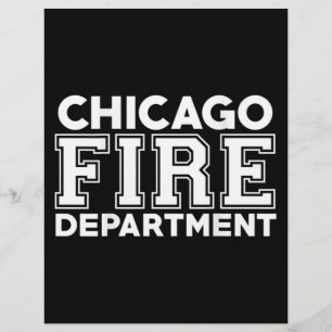 Chicago Fire Rescue Department Feuerwehrmann Briefbogen