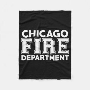 Chicago Fire Rescue Department Feuerwehrmann Fleecedecke
