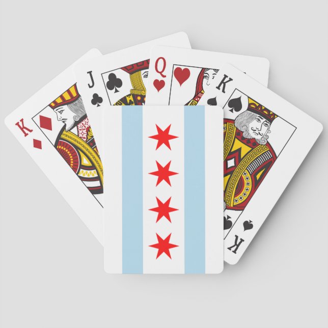 Chicago Flag Bicycle® Spielkarten (Rückseite)