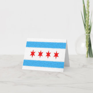 Chicago Flag Karte
