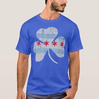 Chicago Flag Kleeblatt Irish St Patricks Day Coupl T-Shirt