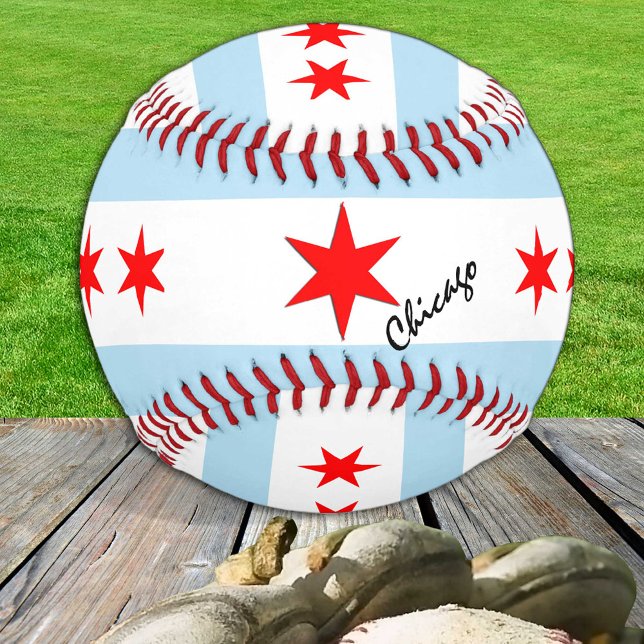 Chicago Flag, Name, Chicago sport /Baseball Balls Baseball (Von Creator hochgeladen)