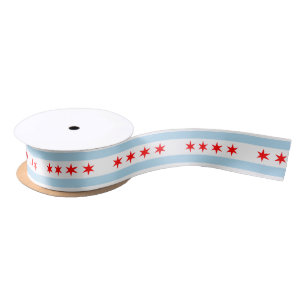 Chicago Flag Satinband
