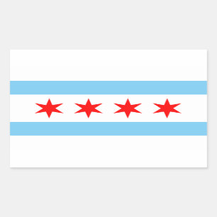 Chicago Flag Sticker