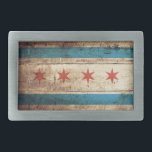 Chicago-Flagge auf altem hölzernem Korn Rechteckige Gürtelschnalle<br><div class="desc">Chicago-Flagge auf altem hölzernem Korn Fühlen Sie sich frei, den Entwurf entsprechend Ihren eigenen Präferenzen zu ändern. Sie können den Entwurfsstandort, die Orientierung, die Hintergrundfarben und die Größe ändern. Auch Sie addieren möglicherweise Ihren eigenen Text oder Slogan-Set sein Schriftart, Standort und Größe, alle, um das entscheidende persönliche Geschenk für Sie...</div>