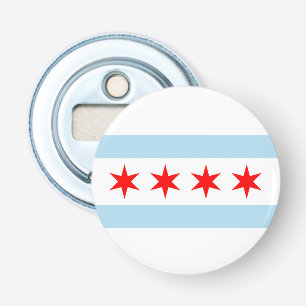 Chicago-Flagge Flaschenöffner