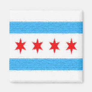 Chicago-Flagge Magnet