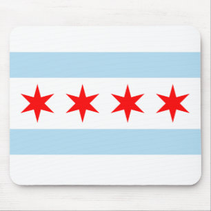 Chicago-Flagge Mousepad