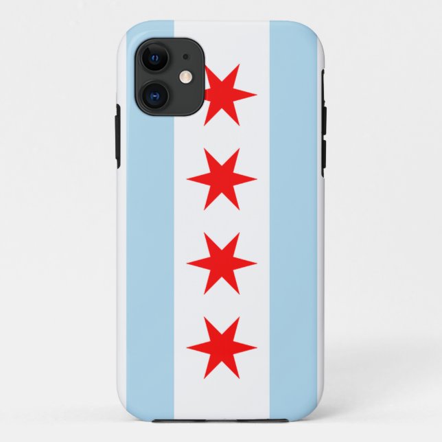 Chicago-Flaggen-Case-Mate iPhone 5 kaum dort Fall Case-Mate iPhone Hülle (Rückseite)
