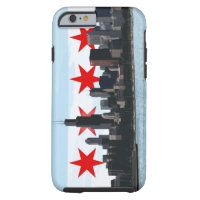 Chicago-Flaggen-Skyline iPhone 6 Fall