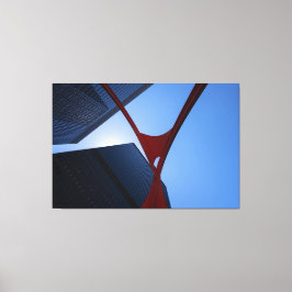 Chicago Flamingo Leinwanddruck